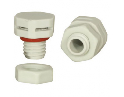 Клапан: M10X1.5 PA66 WHITE Клапан: M10X1.5 PA66 WHITE