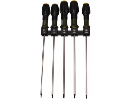 Отвертки TORX с отверстием 250мм 5шт (726105) Отвертки TORX с отверстием 250мм 5шт (726105)