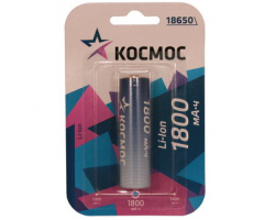 Аккумулятор: Космос 18650 Li-ion 1800 mAh