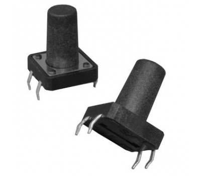 Кнопка тактовая: KAN1211-1501B 12x12x15 mm Кнопка тактовая: KAN1211-1501B 12x12x15 mm