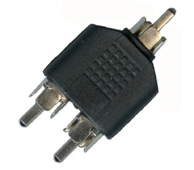Разъем переходной: 7-0177 / RCA plug-2RCA jack
