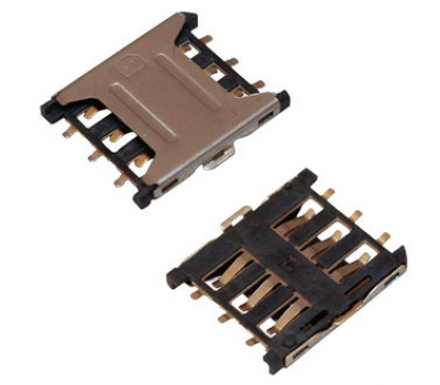 Держатель карт: Nano SIM 6pin 1.35H Держатель карт: Nano SIM 6pin 1.35H