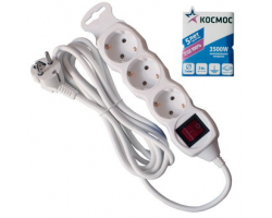 Удлинитель: Космос YKsm3m-3g-Z-V(K)                           