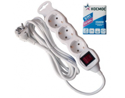 Удлинитель: Космос YKsm3m-3g-Z-V(K)                           