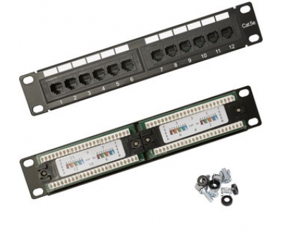 Патч-панель: RH-PP1U12U5E Патч-панель: RH-PP1U12U5E
