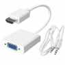 Разъем: HDMI (m)-VGA (f)+AUX                              