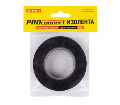 Изолента: 09-2409-4 ХБ 18х0.35 80г Изолента: 09-2409-4 ХБ 18х0.35 80г