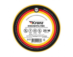 Изолента: KR-09-2102 0.13х15 желтая Изолента: KR-09-2102 0.13х15 желтая