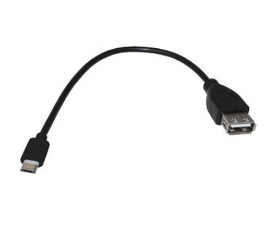 Компьютерный шнур: USB2.0 A(f)-micro USB B(m) B 0.2m