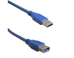 Компьютерный шнур: USB3.0 A(m)-USB A(f) Bl 1.8m                      