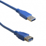 Компьютерный шнур: USB3.0 A(m)-USB A(f) Bl 1.8m                      