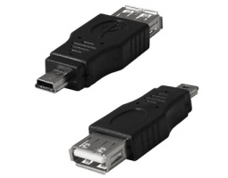 Разъем USB: USB2.0 A(f)-mini USB B(m)                         