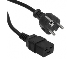 Сетевой шнур: SCZ C19/Schuko-01 1.8m 3x1.5 16A                  