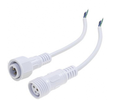 Разъем: 3pin WP*3 L=40 D=19mm 3*0.3mm2 Разъем: 3pin WP*3 L=40 D=19mm 3*0.3mm2