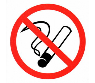 Информационный знак: Курить запрещено 200х200