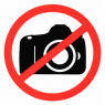 Информационный знак: Фотосъемка запрещена ПВХ 150х150                  
