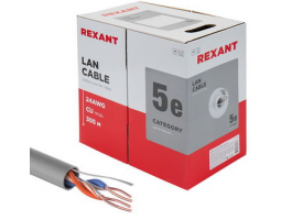 Витая пара: 01-0023 U/UTP 5e PVC 2PR 24AWG 305м               