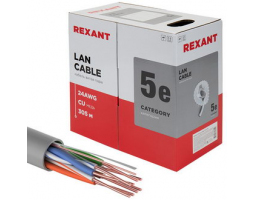 Витая пара: 01-0043 U/UTP 5e PVC 4PR 24AWG 305м               