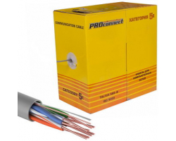 Витая пара: 01-0043-3 U/UTP 5ePVC 4PR24AWG 305м Витая пара: 01-0043-3 U/UTP 5ePVC 4PR24AWG 305м