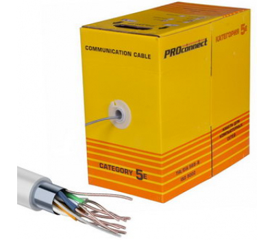 Витая пара: 01-0142-3 F/UTP 5ePVC 4PR24AWG 305м