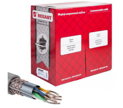 Витая пара: 01-0342 SF/UTP 5e PVC 4PR 24AWG305м