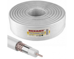 Кабель коаксиальный: 01-2221 RG-6U+Cu 64% 100м(б)                      