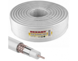 Кабель коаксиальный: 01-2221 RG-6U+Cu 64% 100м(б)                      