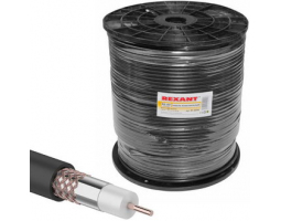Кабель коаксиальный: 01-2232 RG-6U+Cu 64% 305м(ч)                      