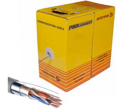Витая пара: 01-0152 F/UTP 5е PVC 4PR 24AWG 305м