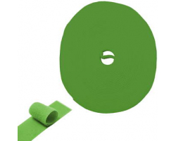Хомут: лента-липучка 5м х 20мм, зеленая                  