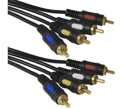 Аудио/Видео шнур: 4 RCA - 4 RCA G 1.5m
