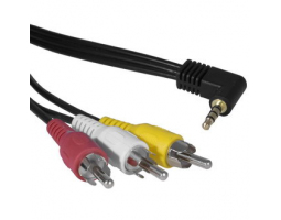 Аудио/Видео шнур: Stereo 3,5 mm - 3 RCA G 1.5m                      