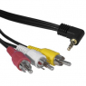 Аудио/Видео шнур: Stereo 3,5 mm - 3 RCA G 1.5m                      