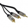 Аудио/Видео шнур: Stereo 3,5 mm - 2 RCA GM 3m                       