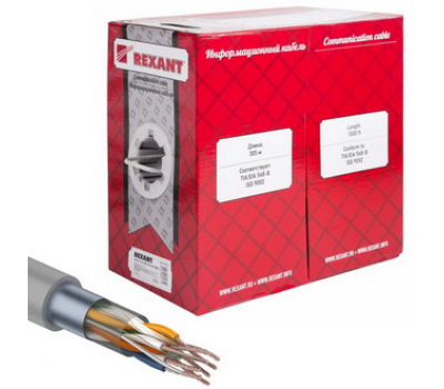 Витая пара: 01-0145 F/UTP 5e PVC 4PR 24AWG 305м