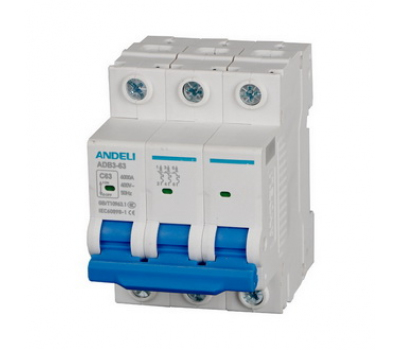 Автоматический вык.: ADB3-63/3P 50A 6kA х-ка C