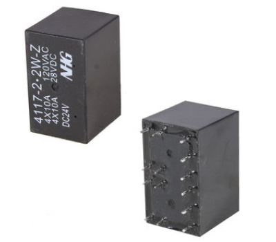 Реле: 4117-2-2W-Z-10A-24VDC-1.0 Реле: 4117-2-2W-Z-10A-24VDC-1.0