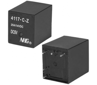 Реле: 4117-C-Z-20A-5VDC-1.0 Реле: 4117-C-Z-20A-5VDC-1.0