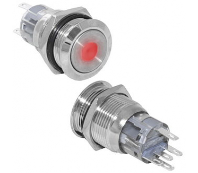 Кнопка антивандальная: LAS1-AGQ-11D/R/N on-(on)