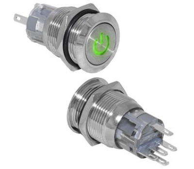 Кнопка антивандальная: LAS1-AGQ-11DT/G/N on-(on) Кнопка антивандальная: LAS1-AGQ-11DT/G/N on-(on)