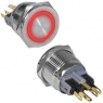 Кнопка антивандальная: GQ22PF-11E/R/N on-(off)+off-(on)                  