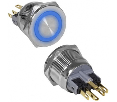 Кнопка антивандальная: GQ22PF-11ZE/B/N on-off+off-on Кнопка антивандальная: GQ22PF-11ZE/B/N on-off+off-on