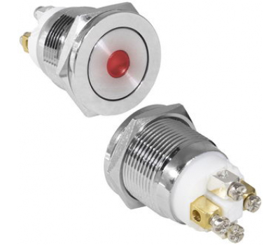 Кнопка антивандальная: GQ19PF-10D/R/N off-(on)