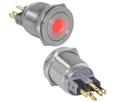 Кнопка антивандальная: GQ22PF-11ZD/R/N on-off+off-on Кнопка антивандальная: GQ22PF-11ZD/R/N on-off+off-on