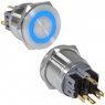Кнопка антивандальная: GQ25PF-11ZE/B/N on-off+off-on                     
