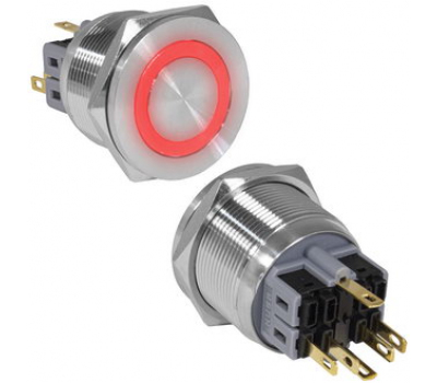 Кнопка антивандальная: GQ25PF-11ZE/R/N on-off+off-on Кнопка антивандальная: GQ25PF-11ZE/R/N on-off+off-on