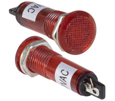 Неоновая лампа в корпусе: N-806-R 220V Неоновая лампа в корпусе: N-806-R 220V