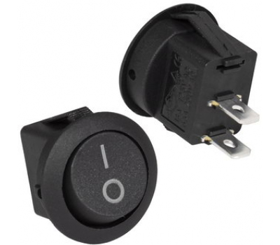 Переключатель: RS-101-8C on-off черный Переключатель: RS-101-8C on-off черный