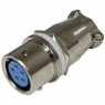Разъем: XS12-5 (Zn) panel-cable jack                      