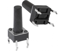 Кнопка тактовая: KAN0611-1301B 6x6x13 mm Кнопка тактовая: KAN0611-1301B 6x6x13 mm